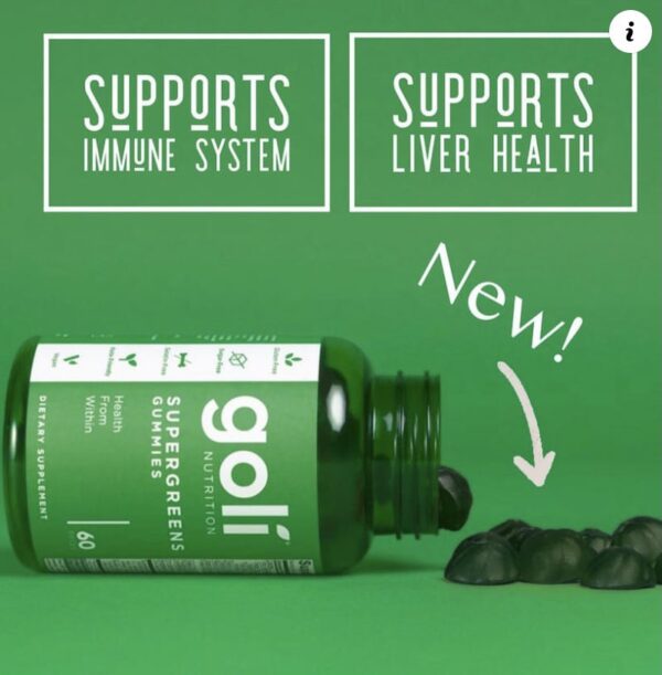 Goli Supergreen Gummies - 4 Bottles - Image 3