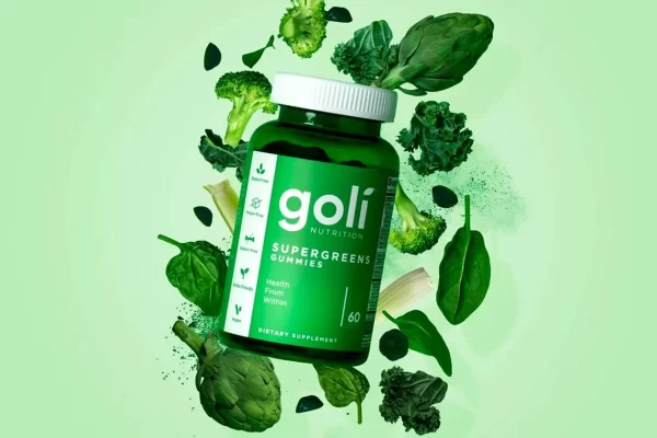 Goli Supergreen Gummies - 4 Bottles - Image 4